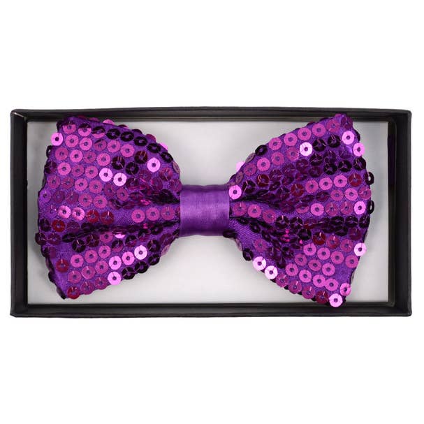 Selini New York - Wholesale Bow Tie - Men's - Men's 2.5" Sparkle Sequin Banded Bow Ties14