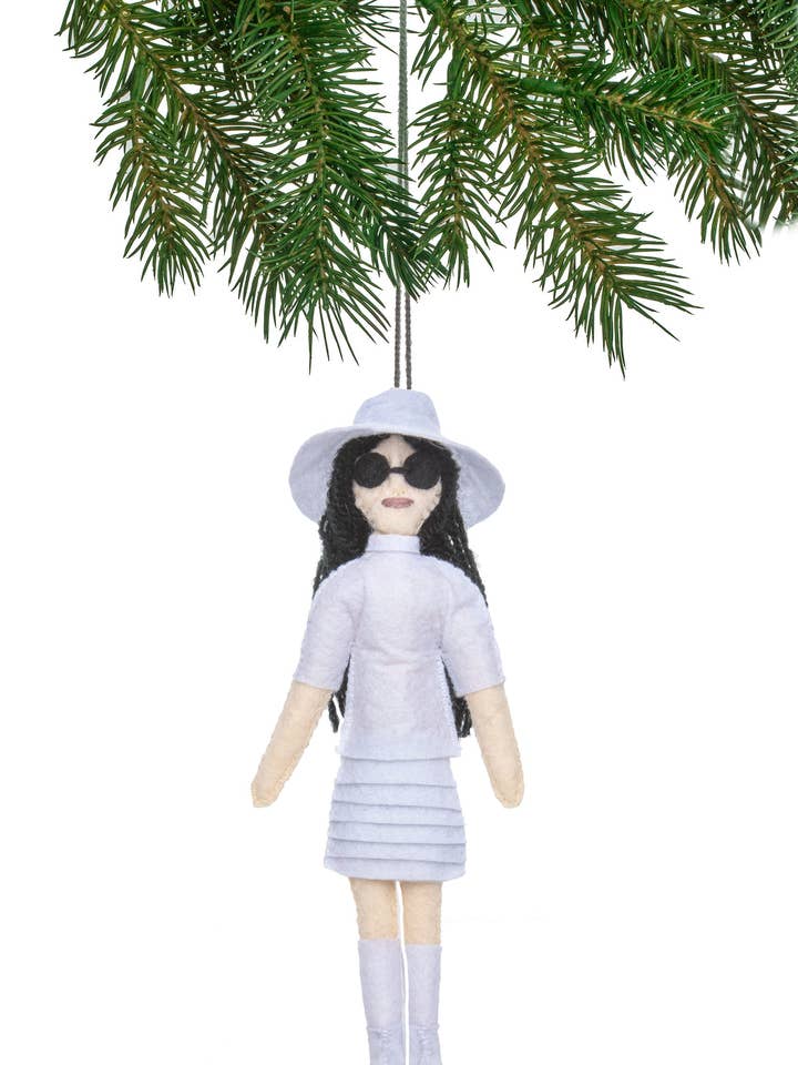 Yoko Ono Ornament for wholesale by Silk Road Bazaar