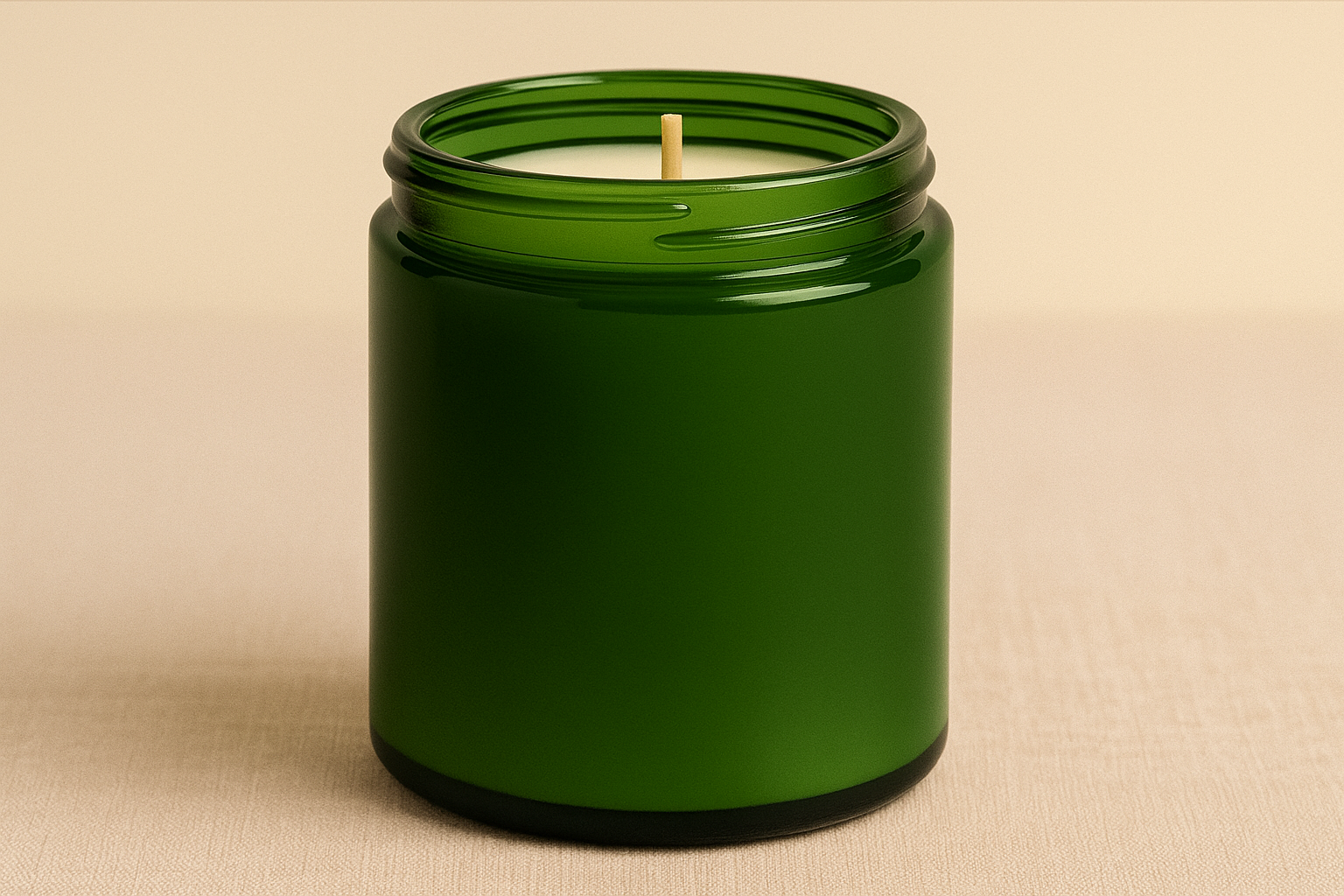 Votive - Wholesale Jar/Filled Candle - Personalized Green Eco Soy Wax Candle – 8oz No Label Jar 0