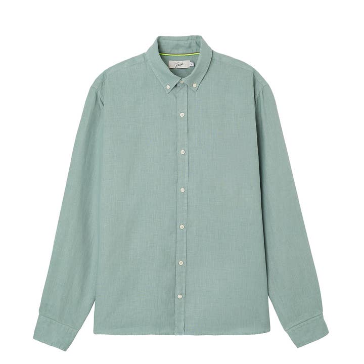 Celadon linen shirt E26 - BALI for wholesale by JAQK