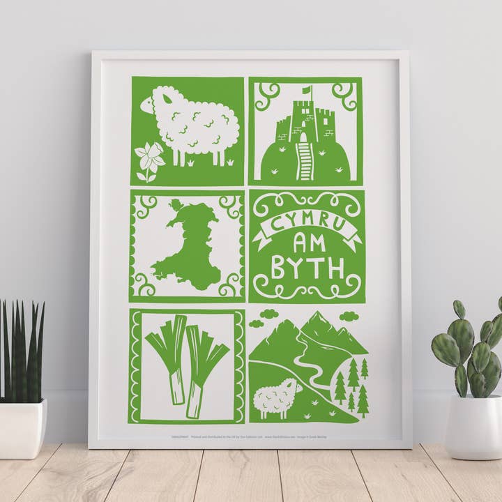 Poster gallese Cymru Am Bath - Stampa artistica premium 11 x 14» per la vendita all'ingrosso da parte di Star Editions