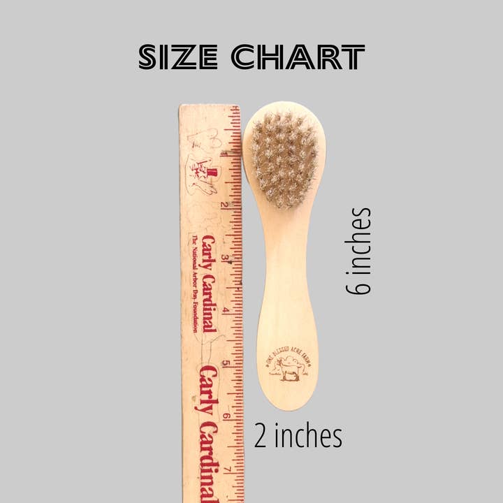 One Blessed Acre Farm - Wholesale Body Brush - Natural Beauty Supply Facial Dry Brush 6