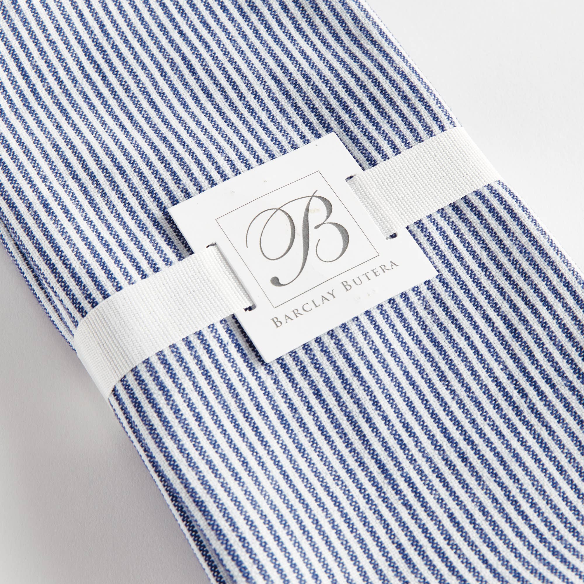 Napa Home & Garden - Vente Serviettes de table en tissu - Serviettes de table Barclay Butera Vista, bleu marine3