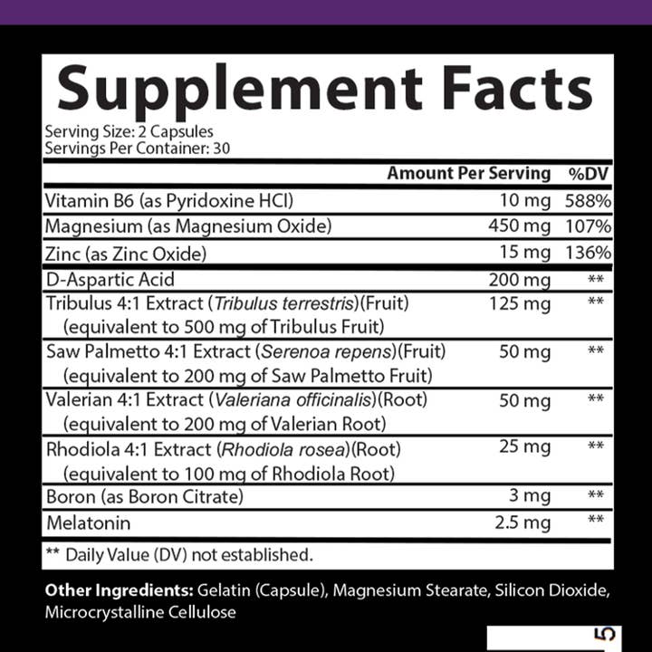 Angry Supplements - Wholesale Oral Supplement/Vitamin - Monster Test PM, Testosterone Booster Sleep-Aid3
