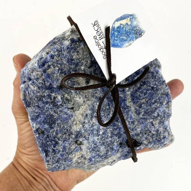 Rock Paradise - Wholesale Spiritual Stone/Crystal - Super Size Rough Blue Brazilian Crystal Sodalite Chunk0
