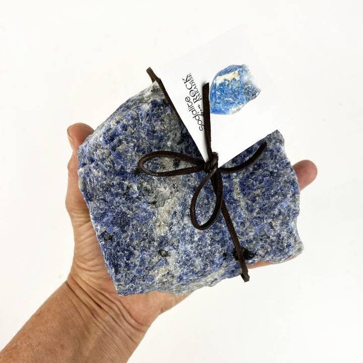Rock Paradise – wholesale Spiritual stone/crystal – Super Size Rough Blue Brazilian Crystal Sodalite Chunk