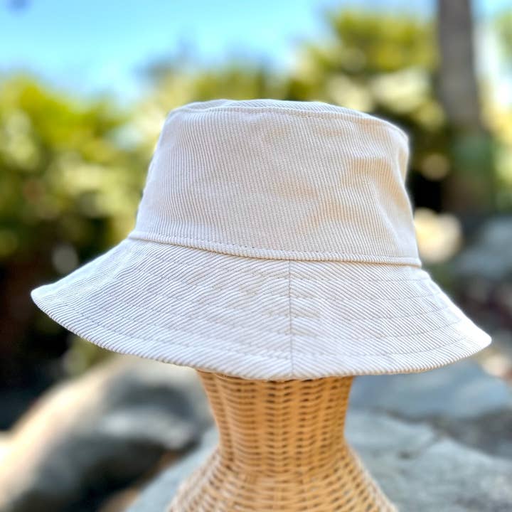 Blue Corduroy – Engroshandel Bucket hat - Dame – Corduroy spandhue - Sten