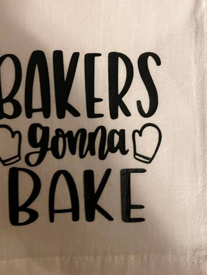 BAKERS GONNA BAKE - FLOURSACK TOWEL for wholesale by Bearded Bird Apparel
