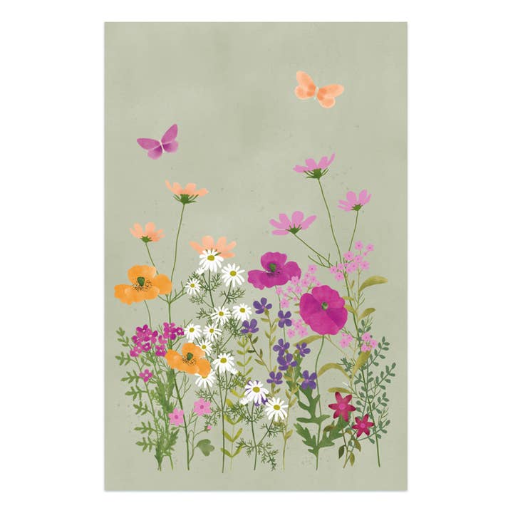 minicartão Fieldflowers por atacado de The Lemonbird