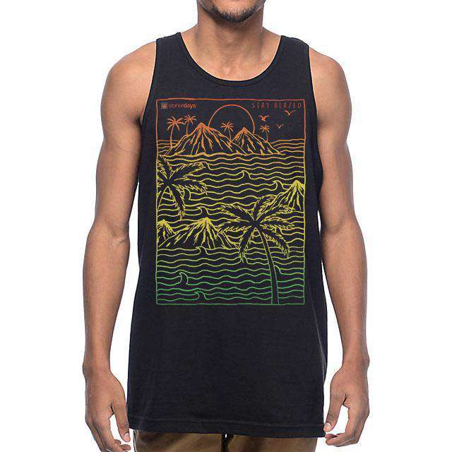 MENS ENDLESS OCEAN TANK for wholesale by StonerDays Apparel