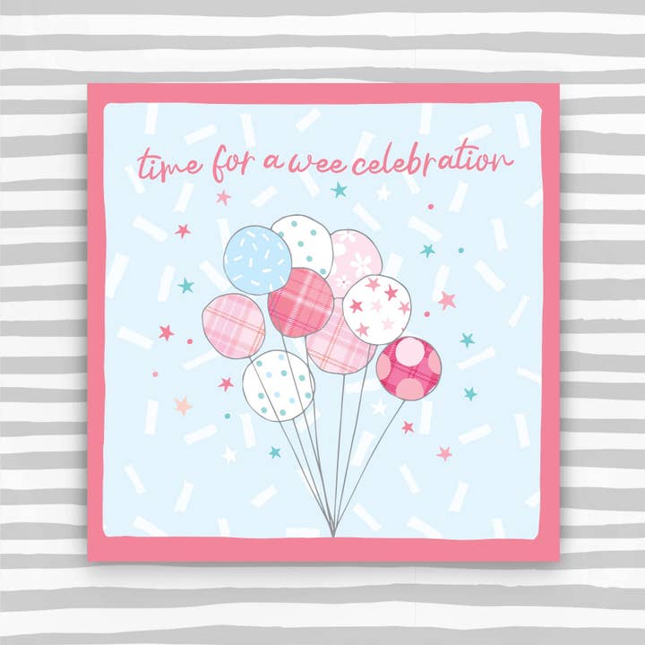 Scozzese - tempo per una piccola celebrazione rosa (W41) per la vendita all'ingrosso da parte di Molly Mae Ltd