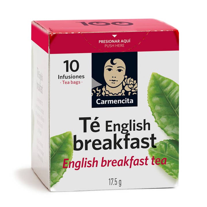 Coffret de thé pour petit déjeuner 17,5 g, 10 sachets pour la vente par Carmencita