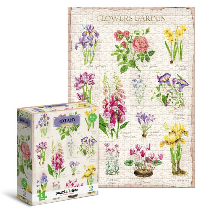 Klassisk puslespil Botaniske blomsterhave 400 brikker for engroshandel hos DoDo Brand