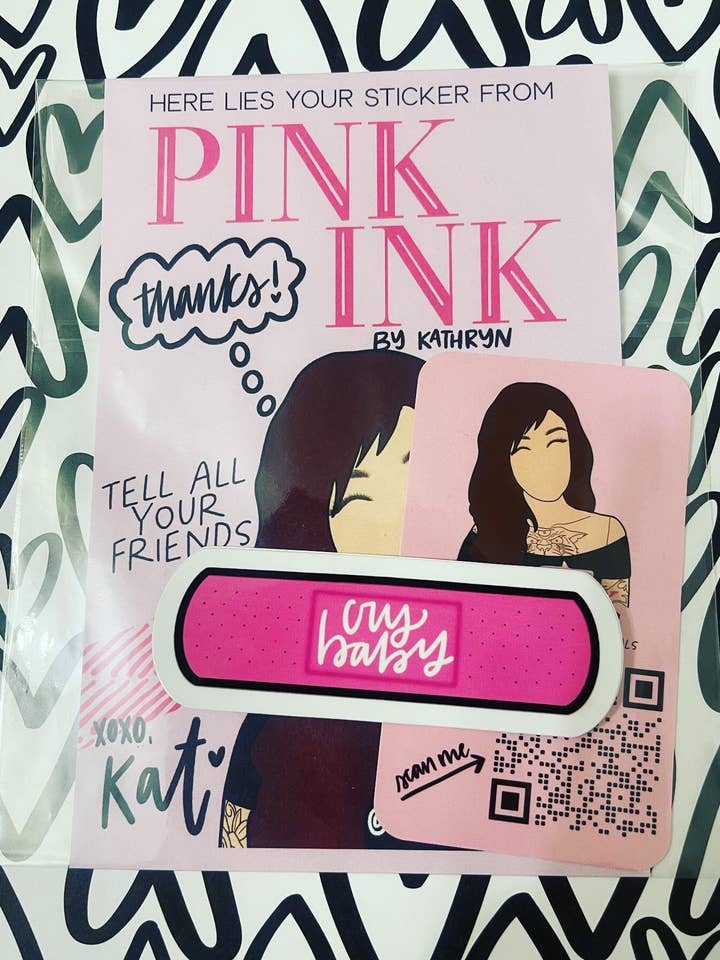 Adhesivo Cry Baby Bandaid para venta al por mayor de Kathryn Chill Collective