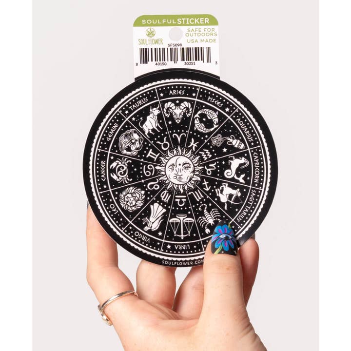 Soul Flower - Vendita all'ingrosso Adesivo - Adesivo Zodiacale - Adesivi Mistici