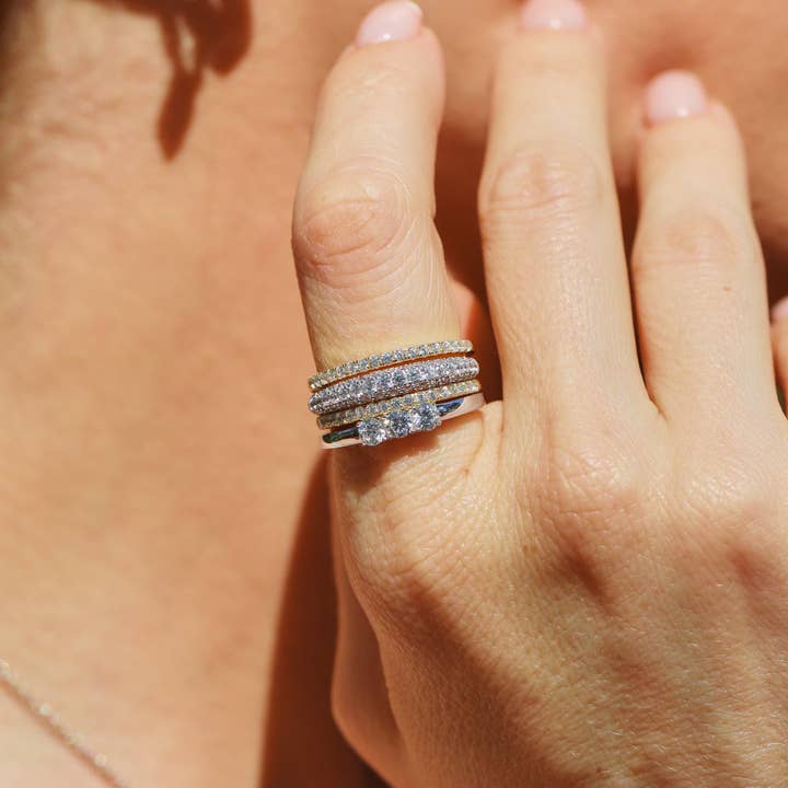 Ideaure Jewelry - Wholesale Multi-Stone Ring - Giselle Stack Ring4