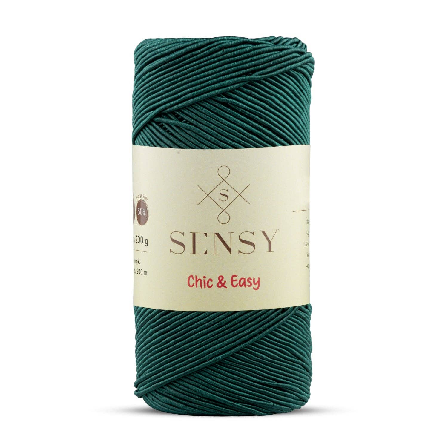 Sensy - Wholesale Yarn - Sensy Premium Chic & Easy 1.5mm 218 Yards 50% Cotton 50% Polyester Rope Crochet Bag Cord Crochet Thread42