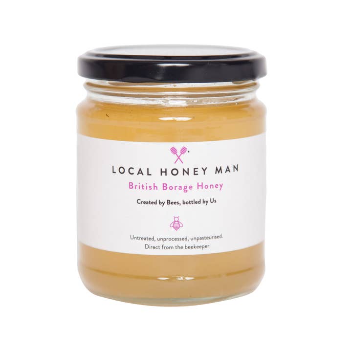 Direct Bees Ltd - Vendita all'ingrosso Miele - Miele di borragine britannico - Barattolo da 340 g