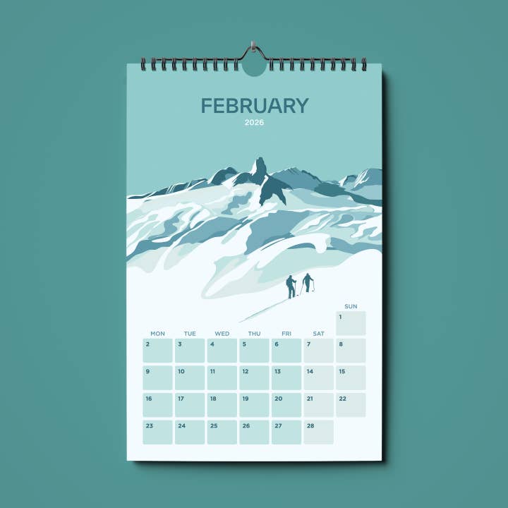 Ivivid Design - Wholesale Calendar - Mountain Calendar 20262