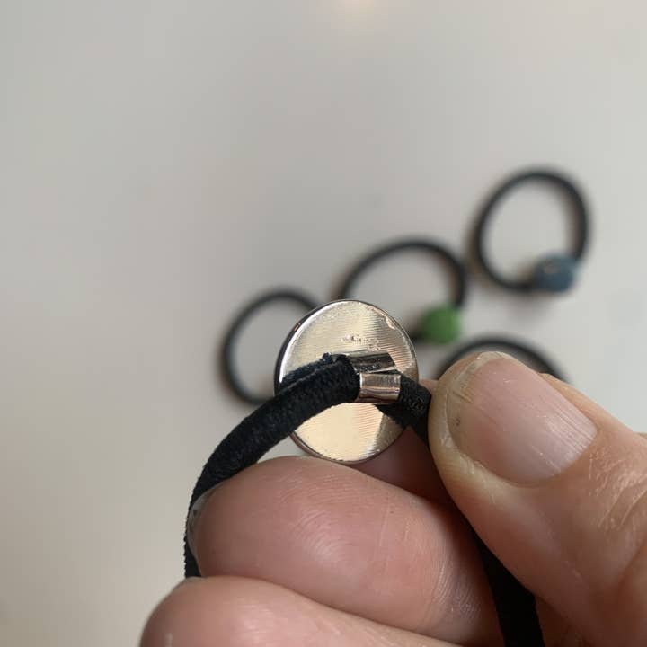 Veronica Riley Martens – wholesale Hair tie – Elastic Hair Tie with Tagua Bead Accent, Doubles as Bracelet3