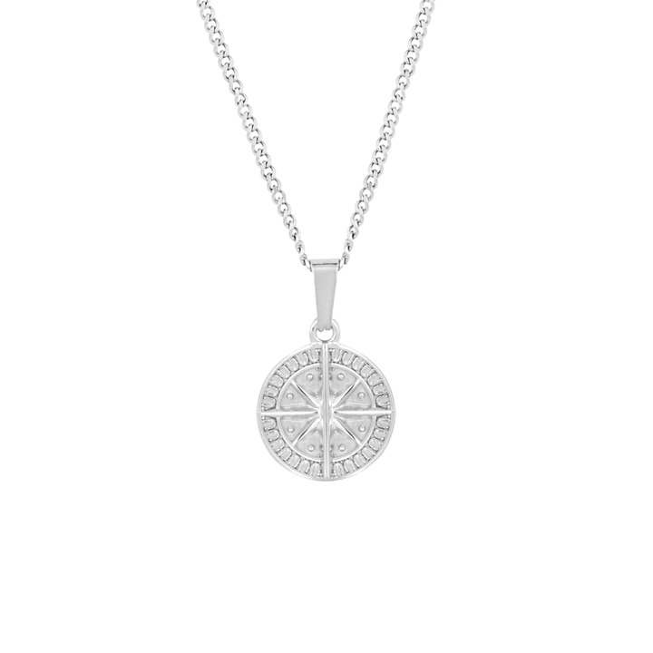 Ciondolo Mini Compass - Argento per la vendita all'ingrosso da parte di Twistedpendant