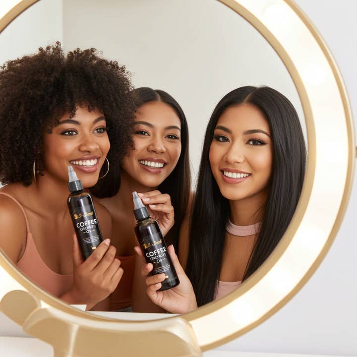 S-Secrets - Wholesale Hair Oil - Coffee Hair Growth Oil 4oz - Scalp Stimulator with Herbs, Biotin & Essential Oils for All Hair Types3