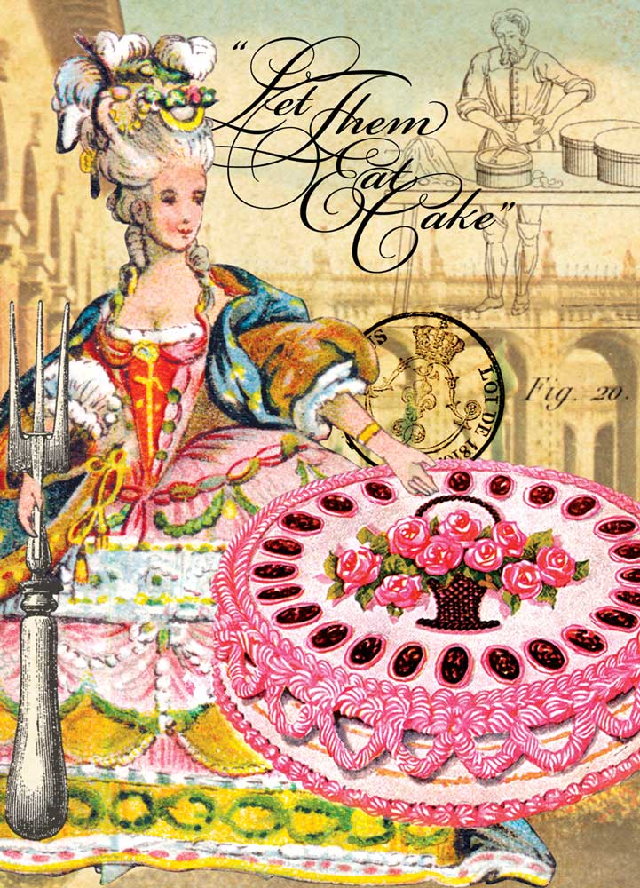 Potluck Press - Wholesale Everyday Greeting Card - Let Them Eat Cake Greeting Card0