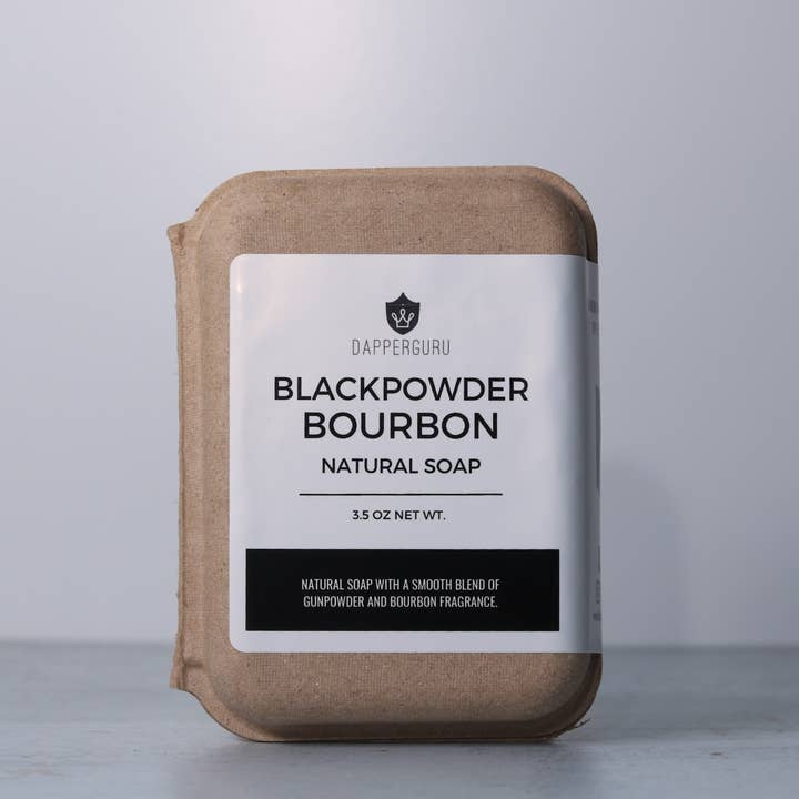 Blackpowder Bourbon Soap for wholesale by Dapper Guru