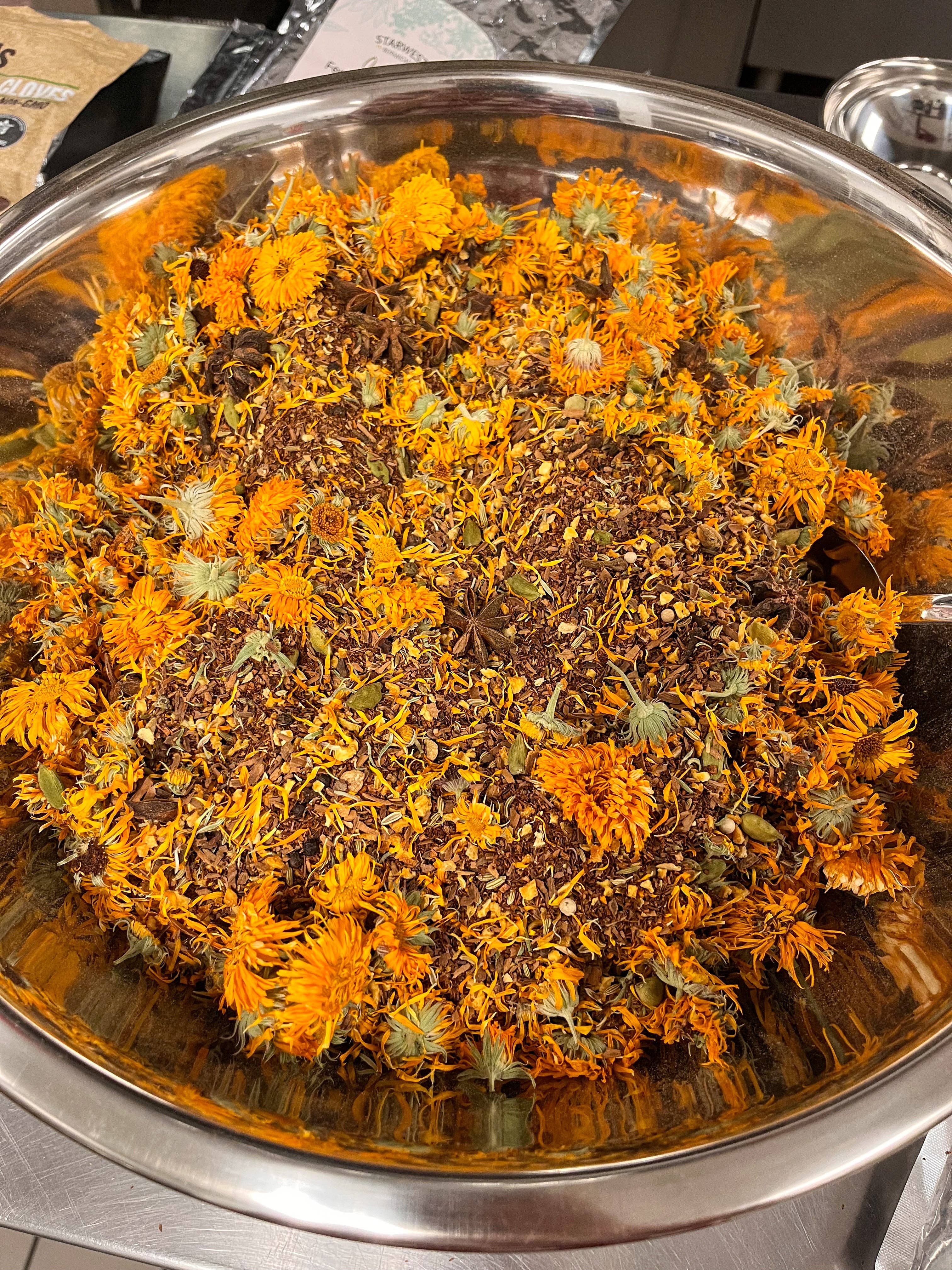 Herbal Embrace - Wholesale Loose Tea - Herbal Chai Tea - Orange Calendula Chai 6.0oz1