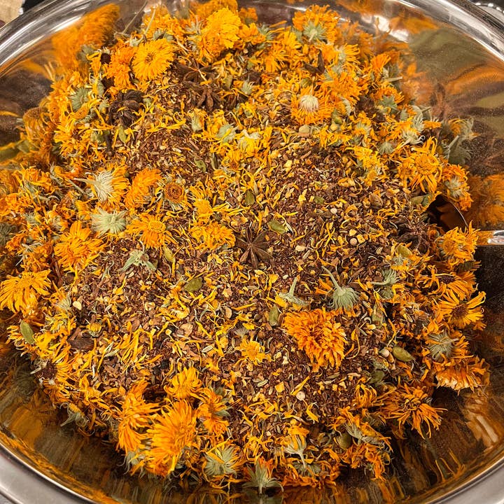 Herbal Embrace - Wholesale Loose Tea - Herbal Chai Tea - Orange Calendula Chai 6.0oz1