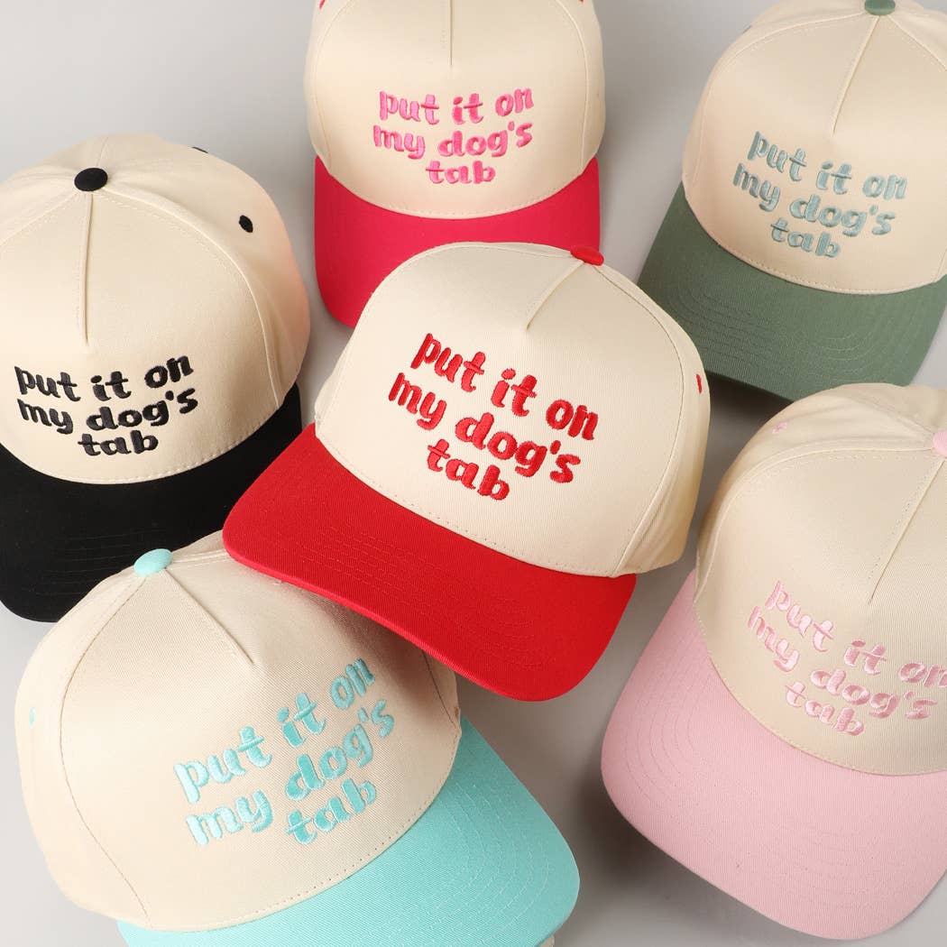 Fashion City – wholesale Baseballkeps - Herr – Sätt det på min hunds flik Tvåfärgad Truckerkeps27