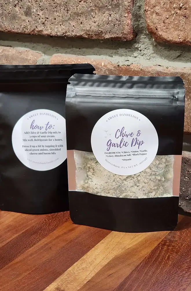 Sweet Dandelion, llc - Wholesale Dip - Chive & Garlic Dip5
