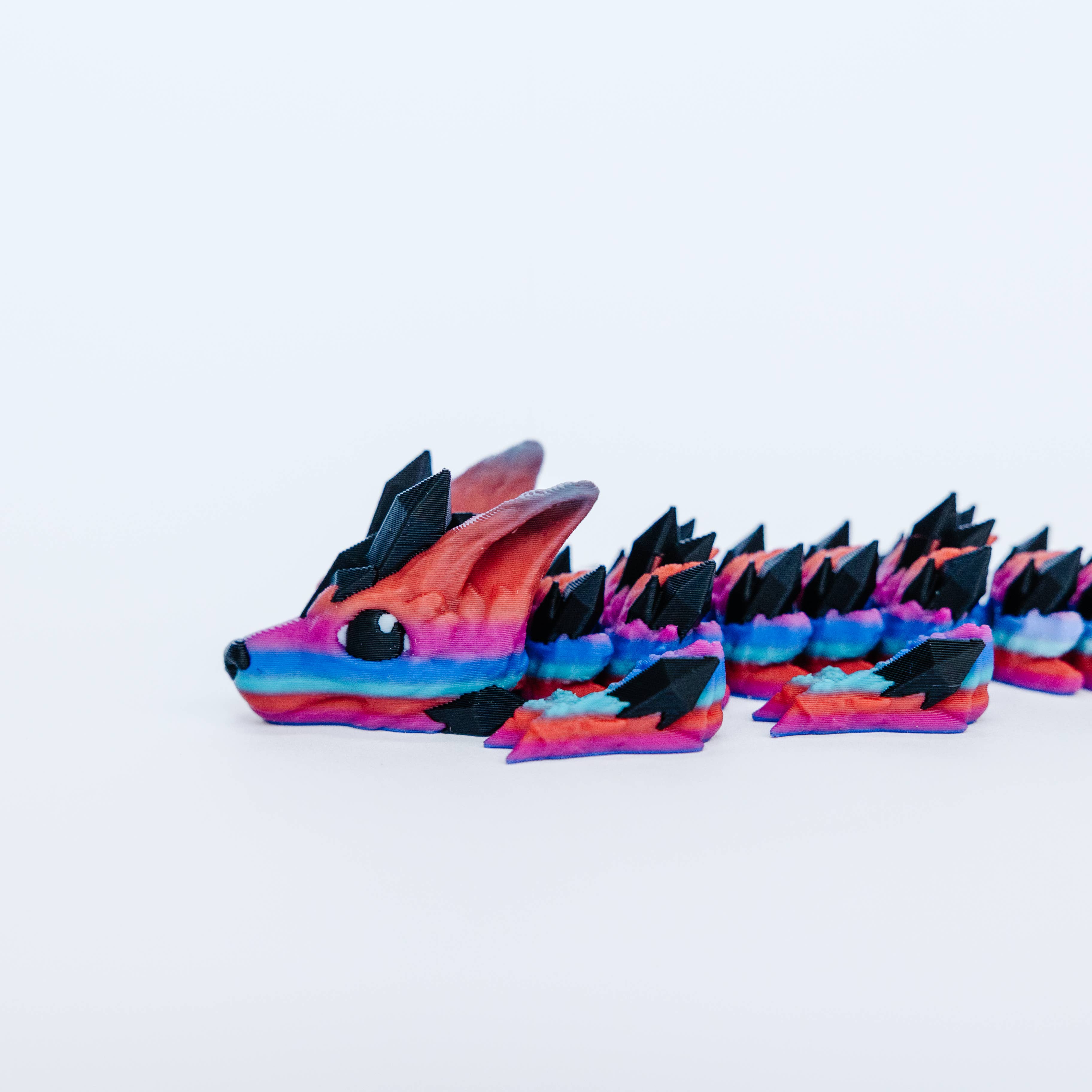 Ruby’s dragons – Großhandel Fidget Toy – Kinder – Mini 3D-gedruckte Drachen – verschiedenfarbig40