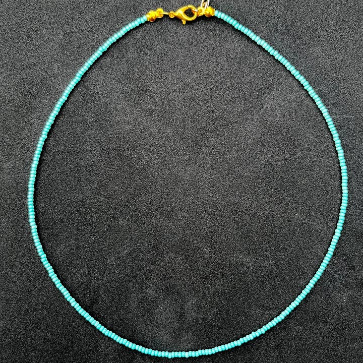 Loli - Wholesale Beaded/Pearl Necklace - Boho Beaded Necklace Set of 24 | Multicolor Layering Jewelry9