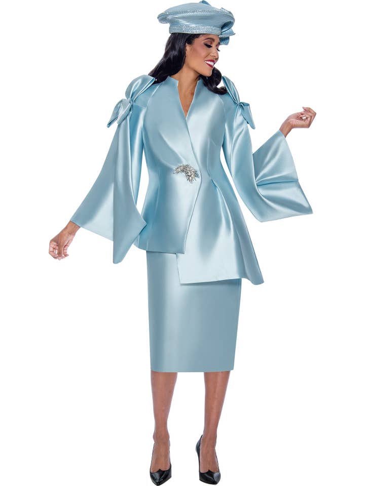 Divine Apparel Designs - Wholesale Suit Set - Women's - G9992 Skirt Suit by GMI