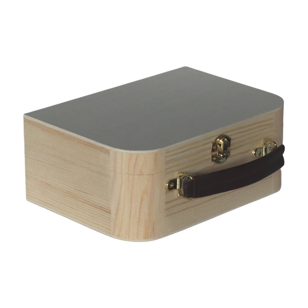 Kinderkoffertjes.nl - Wholesale Bagage - Koffertje HOUT GRENEN 23 cm2