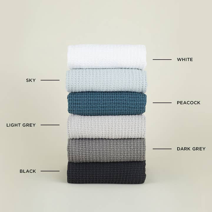 Hawkins New York - Wholesale Shower Curtain - SIMPLE WAFFLE SHOWER CURTAIN
