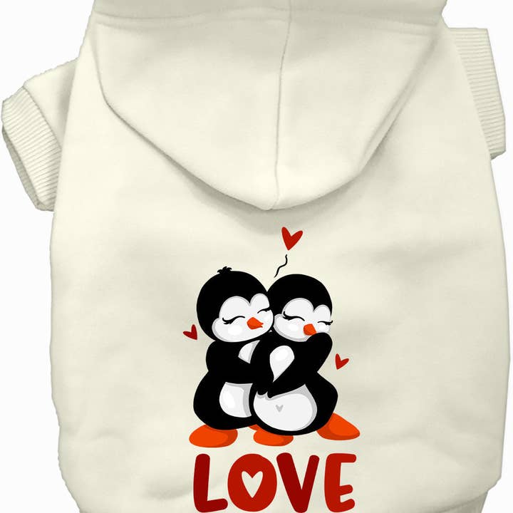 Penguin Love Pet Hoodie for wholesale by As You Wish Apparel