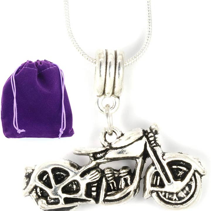 Dave The Bunny - Wholesale Pendant/charm necklace - Biker Jewelry for Men | Biker Pendant for Women as a Great Anarchy Necklace with your Favorite Motorcycle Charm and Freedom Jewelry Biker Jewelry for Women or a Commemorative Necklace for Retirement