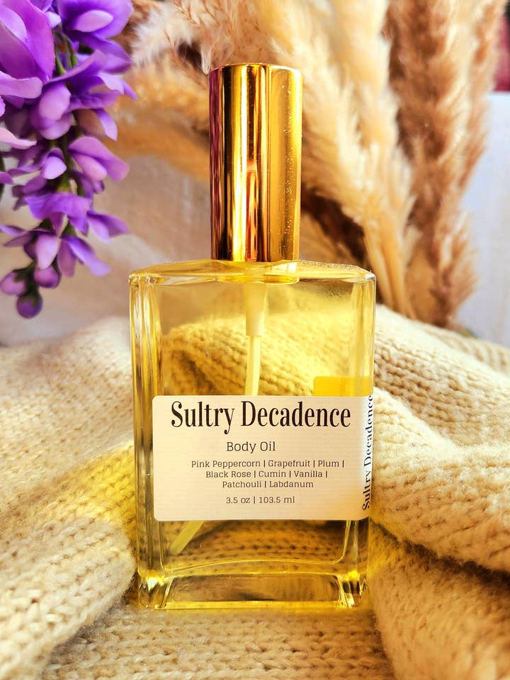 3.5 oz Sultry Decadence | Perfume Body Oil for wholesale by Unbridled Luxe