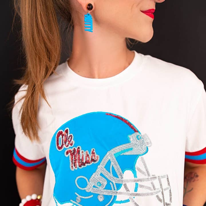 Camiseta con Logotipo Brillante de Ole Miss para venta al por mayor de Brianna Cannon