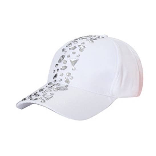 Nima Accessories Inc - Wholesale Baseball Cap - Women's - Organized Rhinestone Pattern Baseball Cap Hat1