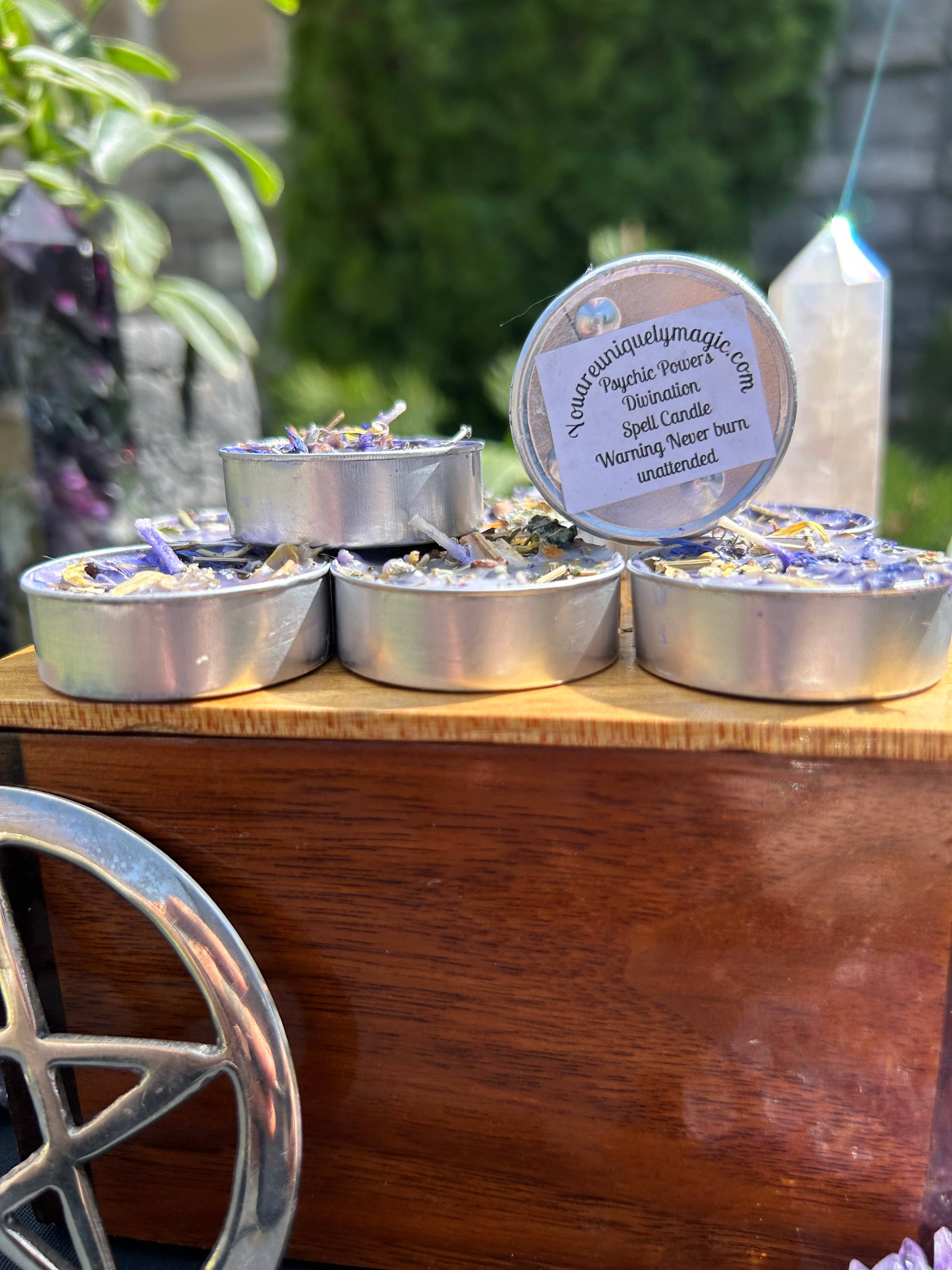 You Are Uniquely Magic - Wholesale Tea Light Candles - Psychic Powers, Intuition Tealight Spell Candles5