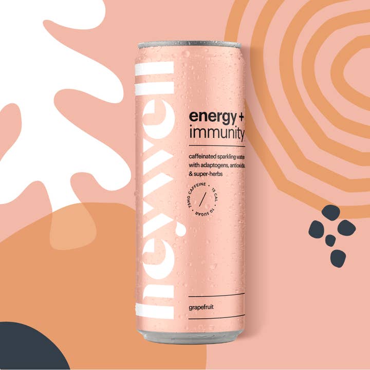 Heywell - Wholesale Sparkling Water - heywell energy + immunity sparkling grapefruit - 12 pack 122