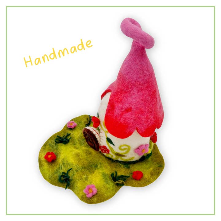 OmaOmaOma! - Wholesale Doll accessory kit – Kids - Waldorf Fairy House Toy - Handcrafted Red Roof Ages 3+5