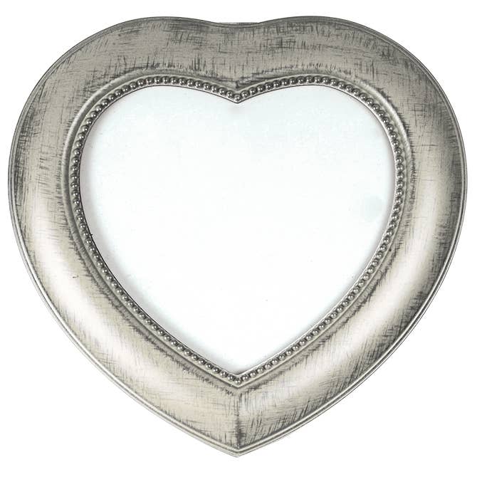Heart Antique Silver "Amazing Grace" Music Box for wholesale by Gift & Garden by Carson