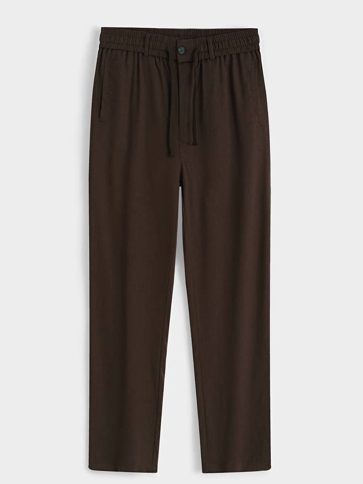 BM2217-9 Pantalon élégant, coupe droite, taille ajustée. pour la vente par Frilivin