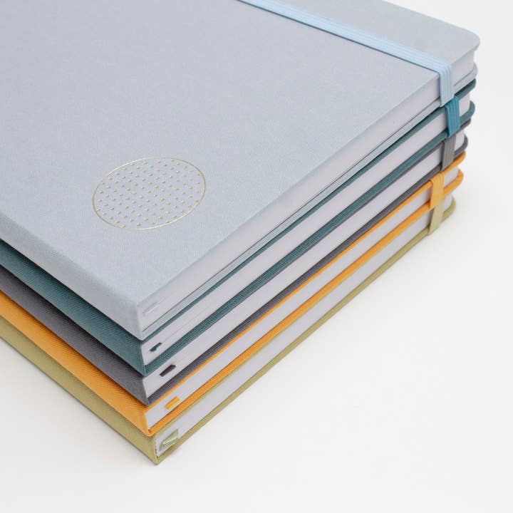 B5 Lined Journal -Linen-Wrapped Hardcover for wholesale by Bobo Design Studio