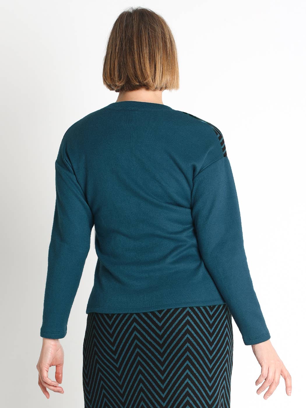 LOURDES CASTILLO - Wholesale Knit Sweater - Women's - 372334L KNIT JACQUARD COMBINED WOOLLY JERSEY MISSONI1