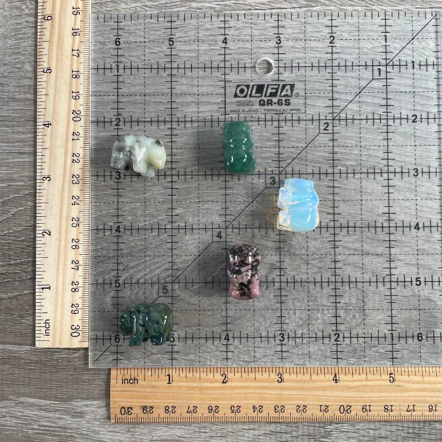 Keystone Crystals - Wholesale Decorative Figurine - Bear Figurine Small Carved Gemstone – Crystal Animal Totem3